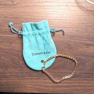 Tiffany & Co. Box Venetian Link Bracelet in Silver